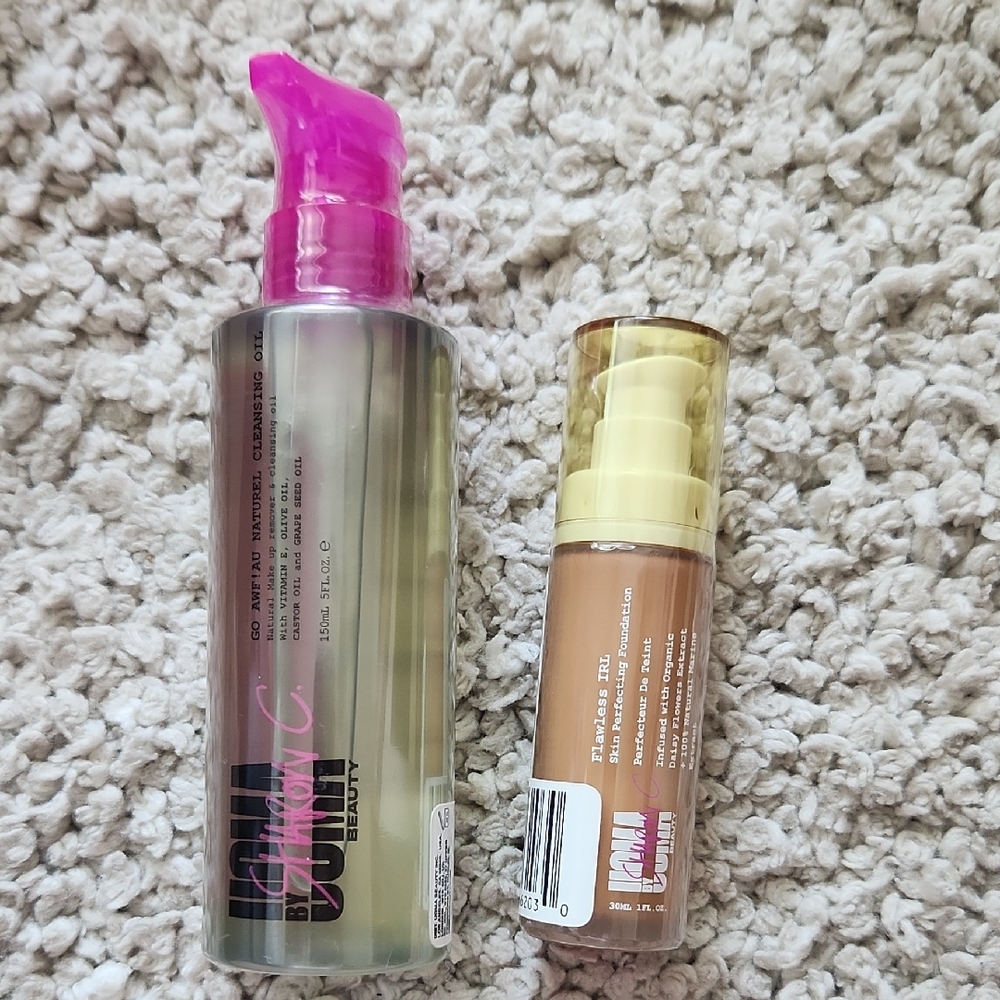 Uoma Beauty Cleansing Oil And Flawless IRL Skin Perfecting Foundation